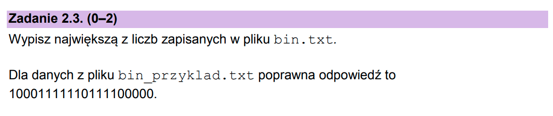 Matura z informatyki 2023 - zadanie 2.3