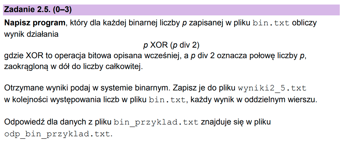 Matura z informatyki 2023 - zadanie 2.5