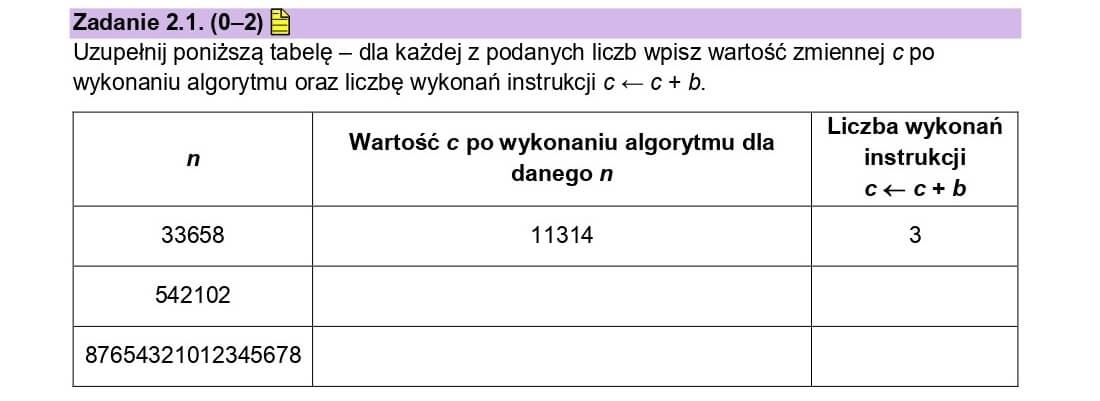Rozwiązanie matura z informatyki 2024 - Zadanie 2.1