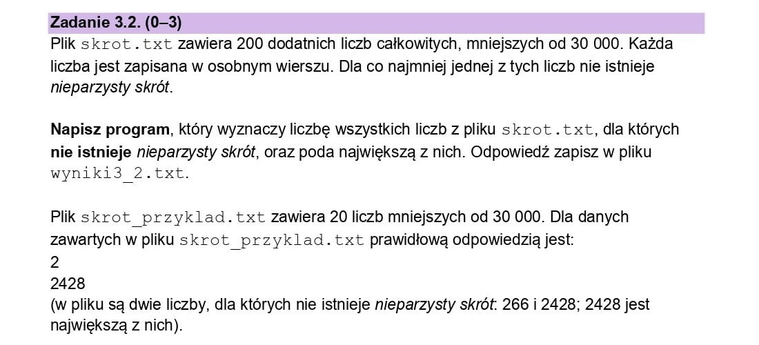 Rozwiązanie matura z informatyki 2024 - Zadanie 3.2