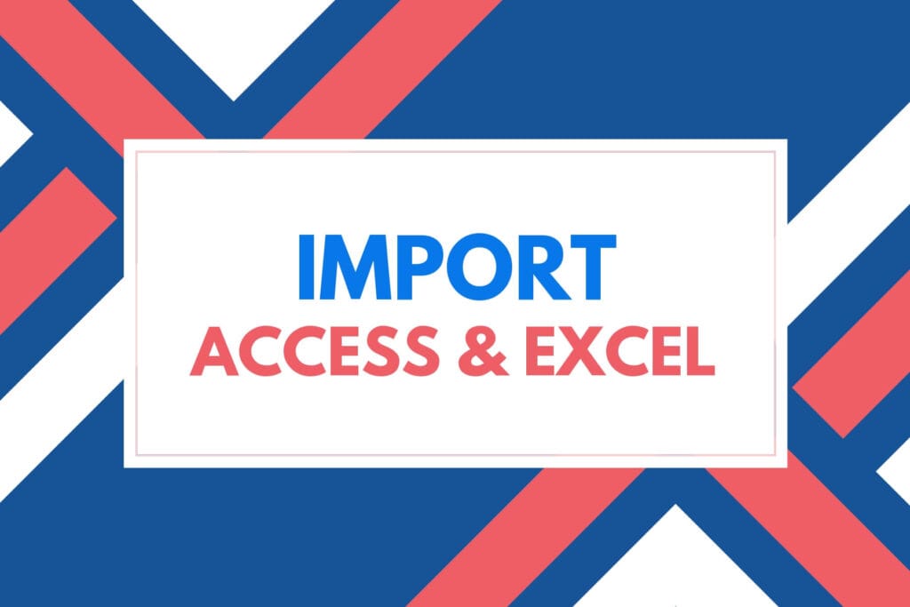 Import danych Access i Excel