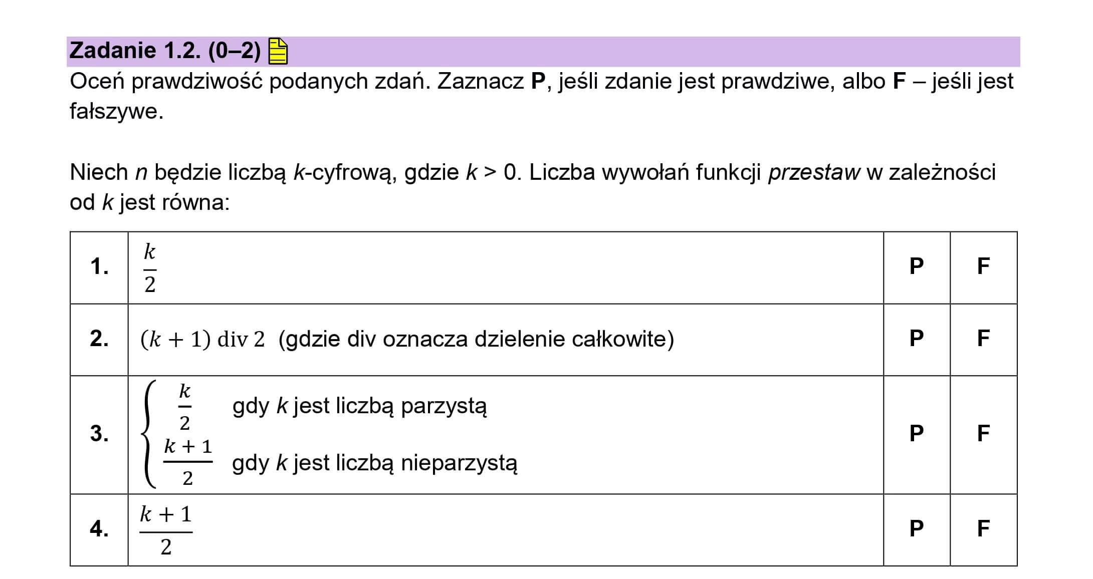 Rozwiązanie - Matura z informatyki 2025 - zadanie 1.2