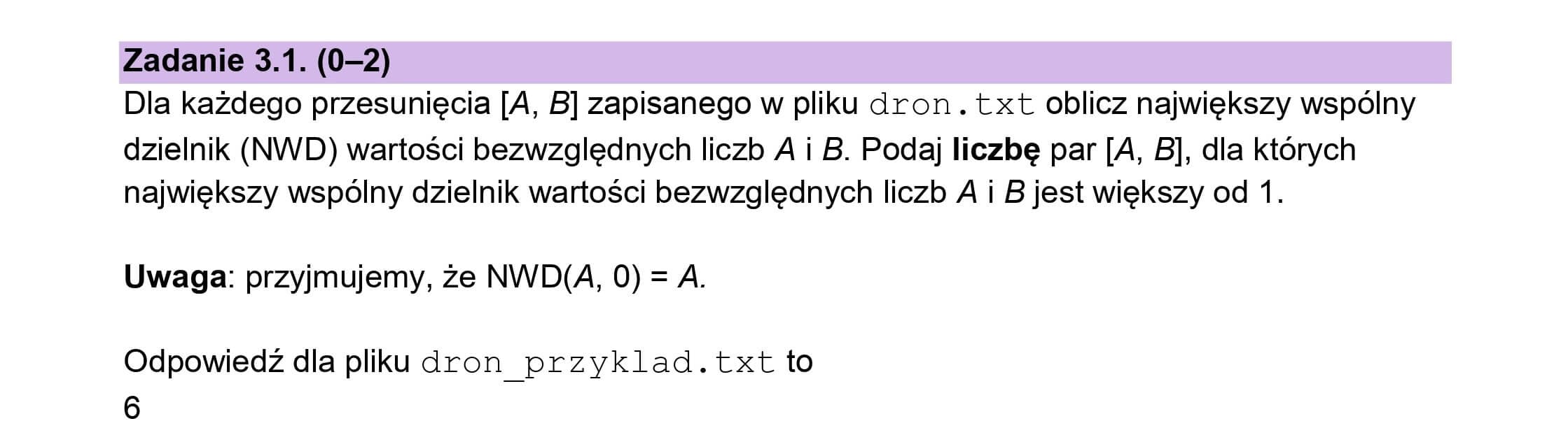 Rozwiązanie - Matura z informatyki 2025 - Zadanie 3.1