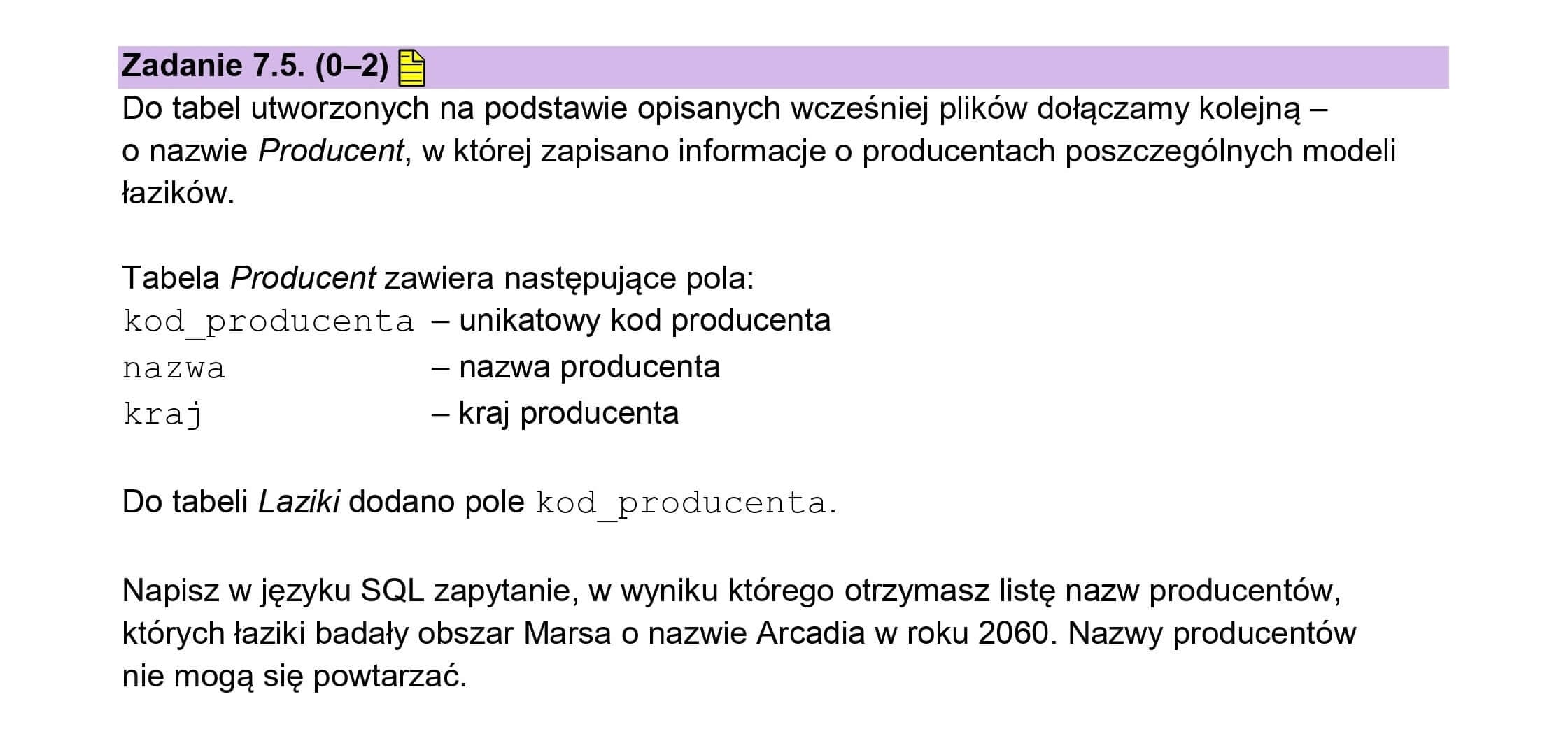 Rozwiązanie - Matura z informatyki 2025 - Zadanie 7.5