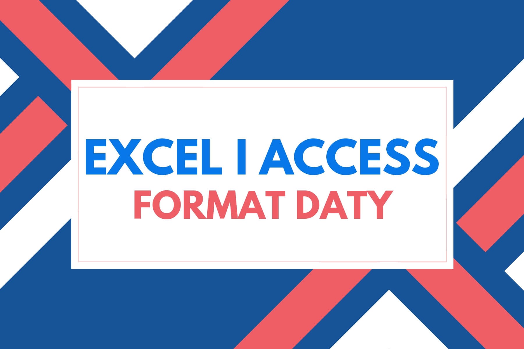 Format daty - Excel i Access | Korepetycje do matury z informatyki ...